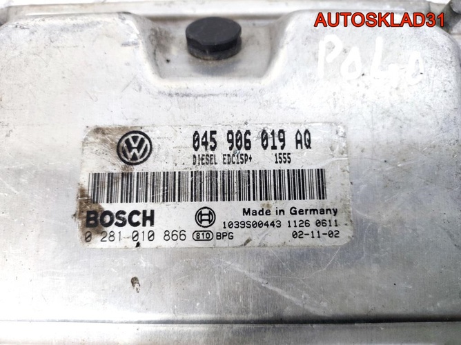 Блок ЭБУ VW Polo 1.4 BAY 045906019AQ Дизель