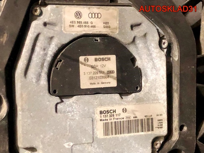 Вентилятор радиатора в сборе Audi A8 4E 6.0i BHT