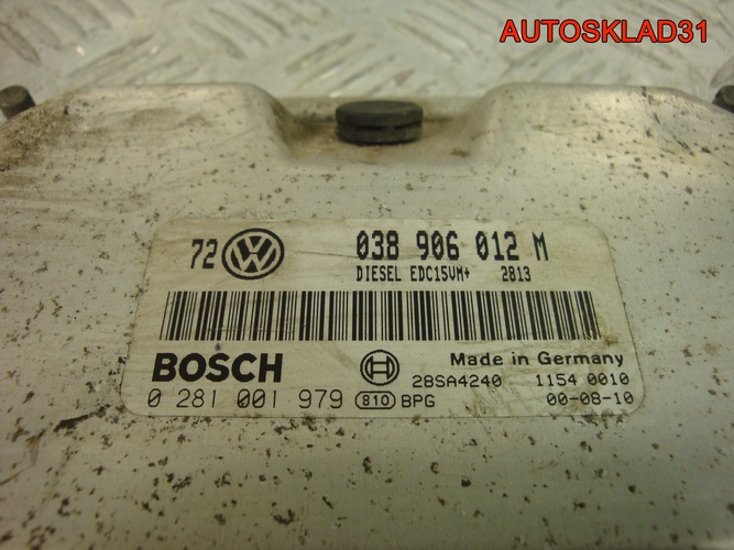 Блок Эбу Volkswagen Golf 4 1,9 TDI ALH 038906012M