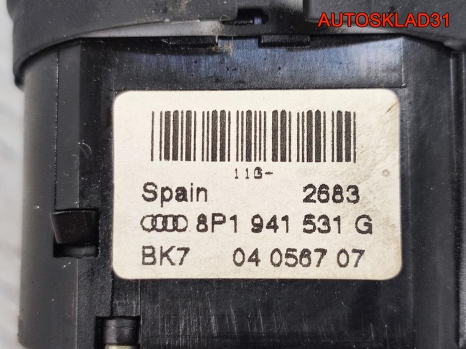 Переключатель света фар Audi A3 8P1 8P1941531G