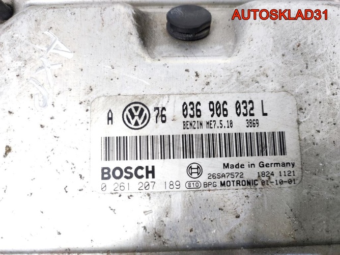 Блок ЭБУ Volkswagen Golf 1.4 AXP 036906032L Бензин