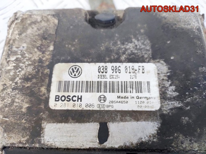 Блок ЭБУ VW Polo Classic 1,9 TDI 038906018FB