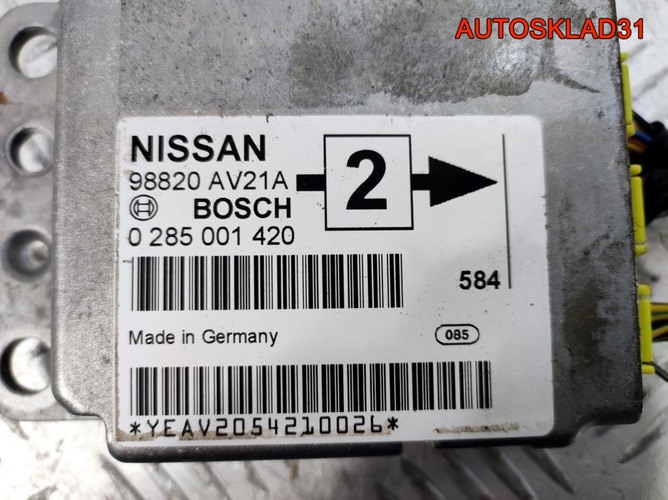 Блок управления AIR BAG Nissan Primera 98820AV200
