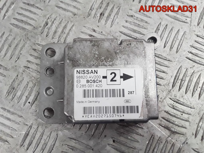 Блок управления AIR BAG Nissan Primera 98820AV200