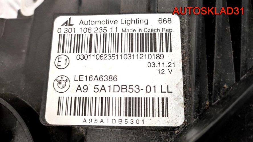 Фара левая Laser LED BMW G20 lE16A6386 2021 год