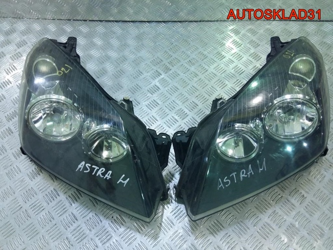 Фара черный отражатель Opel Astra H 93178635