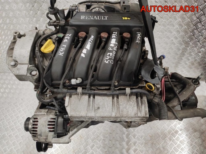 Двигатель K4J 732 Renault Megane 2 1,4 Бензин