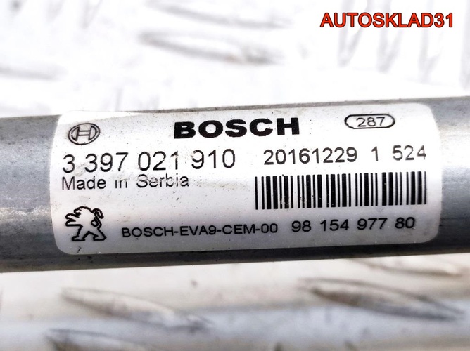 Трапеция стеклоочистителей Peugeot 208 3397021910