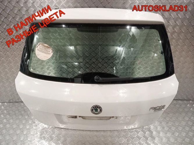Дверь багажника со стеклом Skoda Fabia 5J6827025C