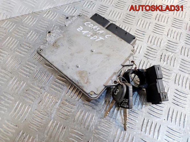 Блок эбу комплект Opel Corsa C 1,3 Z13DT 55190069 