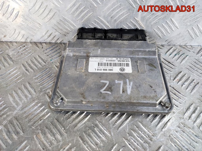 Блок ЭБУ Audi A4 B6 1.6 ALZ 3B0906018L Бензин