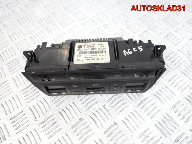 Блок управления климата Audi A6 C5 4B0820043AM