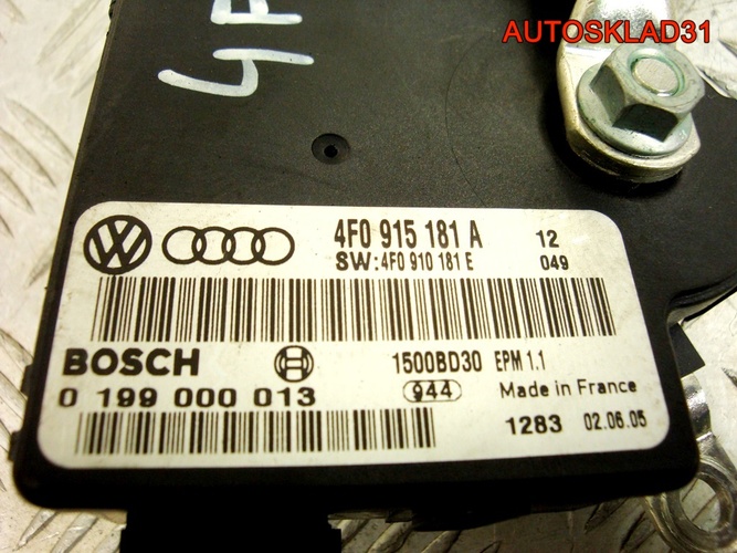 Блок контороля АКБ Audi A6 C6 4F0915181A