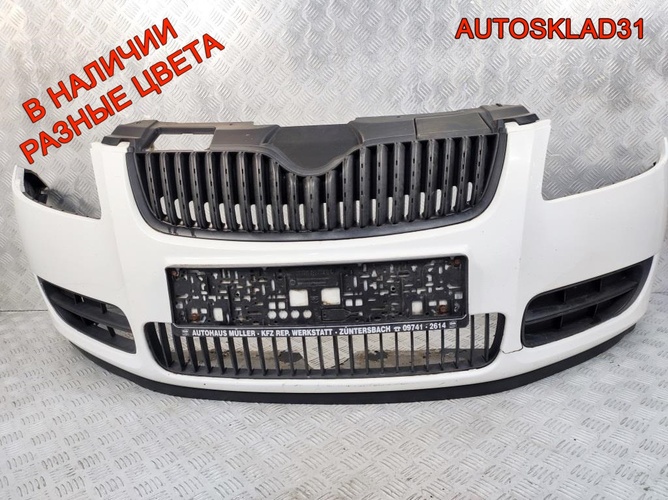 Бампер передний Skoda Fabia 2 5J0807221