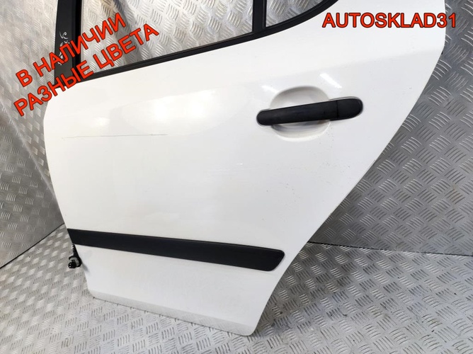 Дверь задняя левая Skoda Fabia 5J6833056 Хетчбэк