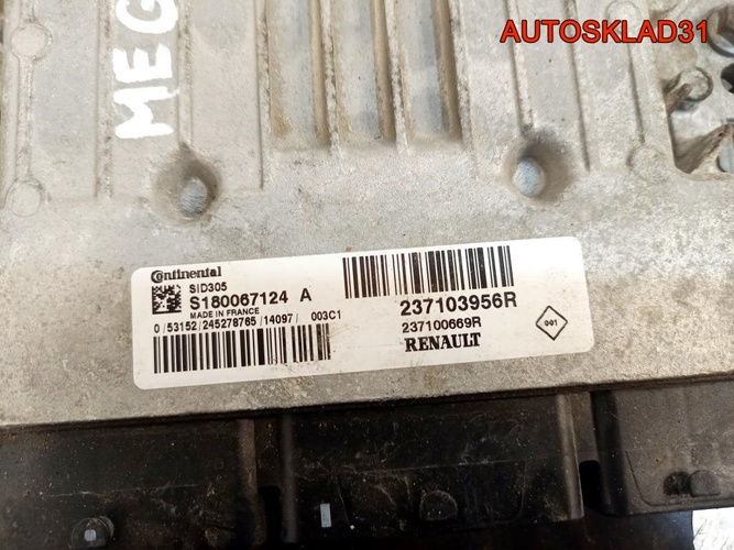Блок эбу Renault Megane 3 1.5 K9K 836 237103956R