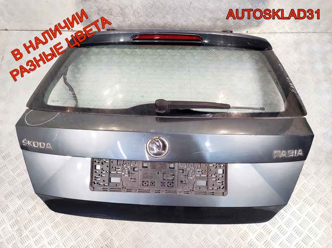 Дверь багажника со стеклом Skoda Fabia 6V6827023G