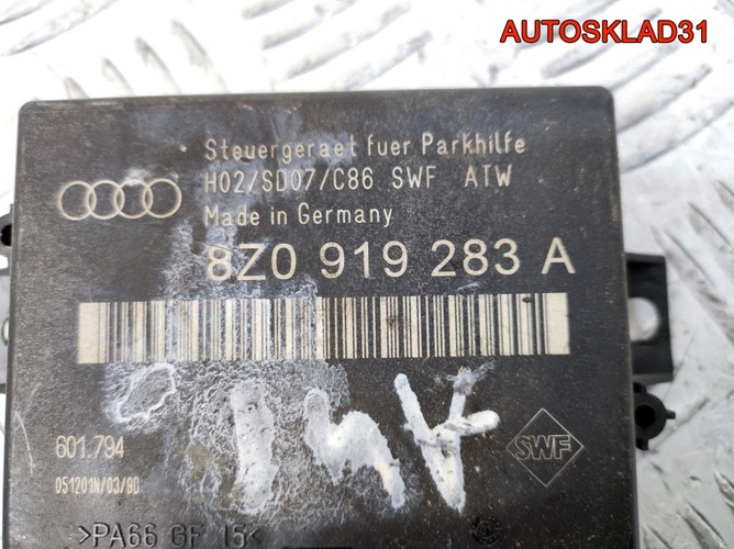 Блок парктроников Audi A4 B6 8Z0919283A