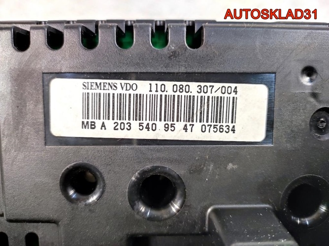 Панель приборов Mercedes Benz W203 A2035409547