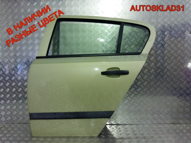 Дверь задняя левая Голая Opel Astra H Хетчбэк 13162876