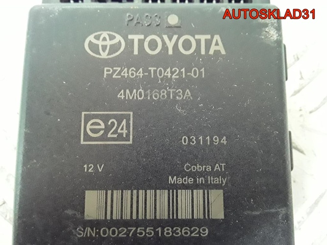 Блок парктроников Toyota Prius 4M0168T3A
