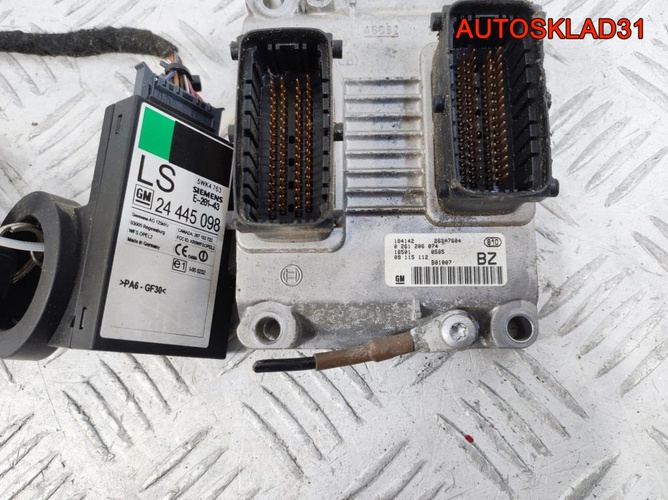 Эбу комплект Opel Corsa C Z12XE 09115112 Бензин