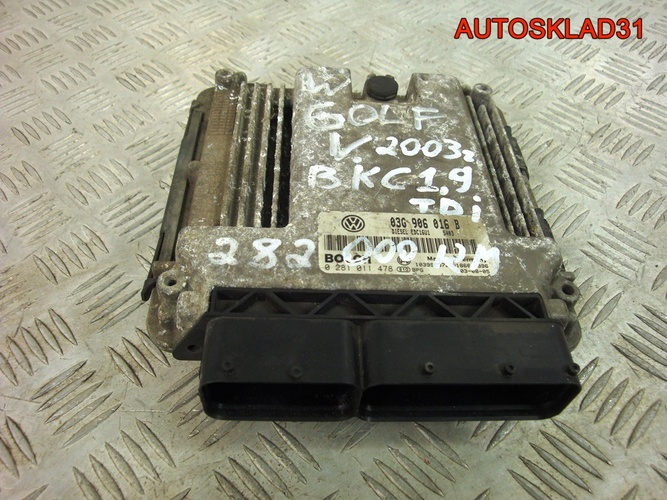 Эбу для Фольксваген Гольф 5 1.9 тди BKC 03G906016B