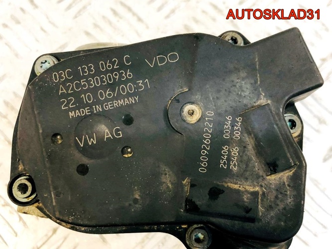 Заслонка дроссельная VW Polo 2001-2009 03С133062C