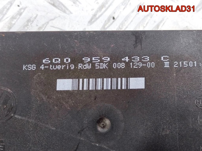 Блок комфорта Volkswagen Polo 6Q0959433C