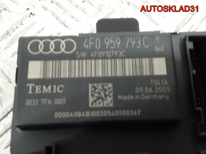 Блок комфорта Audi A6 C6 4F0959793C