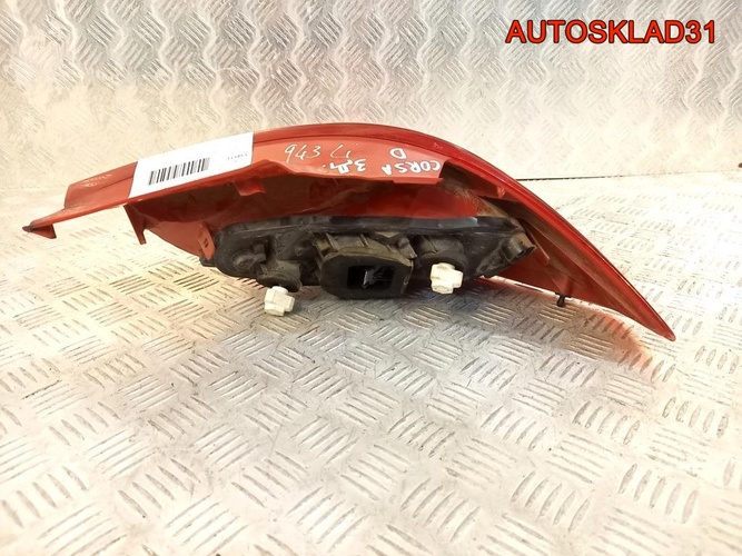 Фонарь задний левый Opel Corsa D 13186350 Хетчбэк
