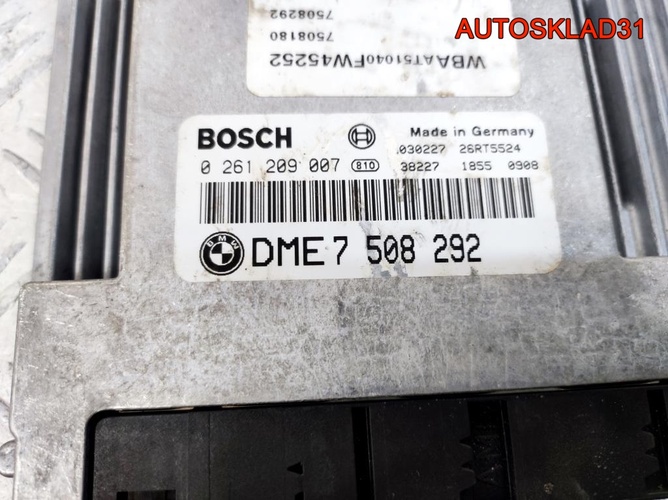 Блок ЭБУ BMW E46 12147508292 2,0 Бензин