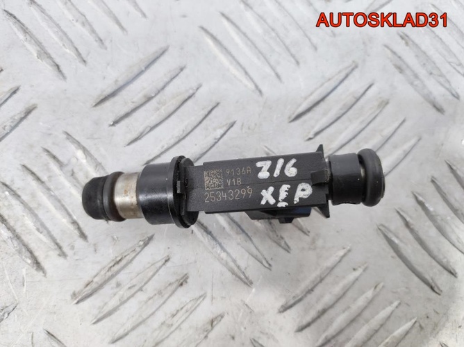 Форсунка инжекторная Opel Astra H Z16XEP 25343299