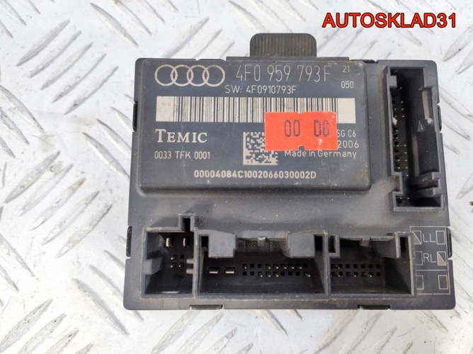 Блок комфорта передней л/двери Audi A6 4F0959793F