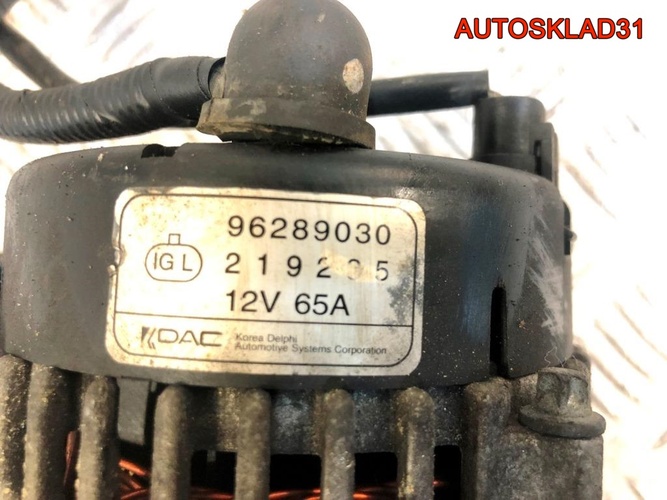 Генератор 12V 65A Daewoo Matiz 1.0 B10S1 96289030