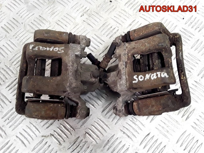 Суппорт тормозной задний Hyundai Sonata 6 2,0 G4KH Бензин