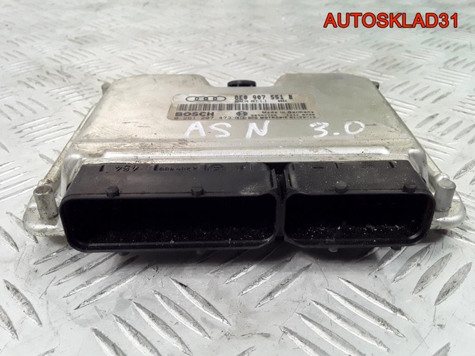 Блок эбу Audi A4 B6 3,0 ASN 8E0907551B