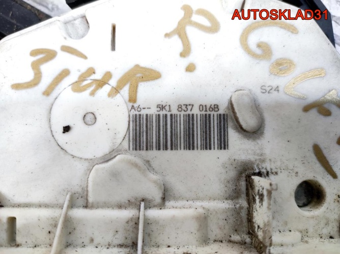 Замок двери передней правой VW Golf 6 5K1837016B