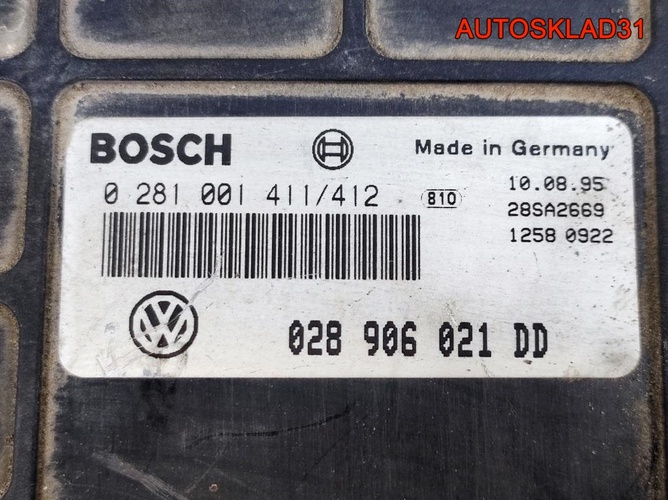 Блок ЭБУ VW Passat B4 028906021DD Дизель