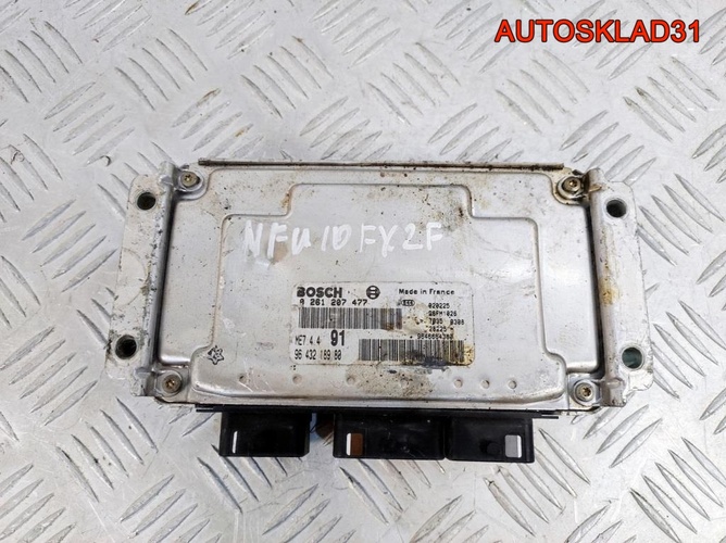Блок ЭБУ Peugeot 206 NFU10FX2F 9643218980 Бензин