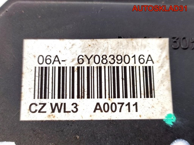 Замок двери задней правой Skoda Fabia 2 6Y0839016A