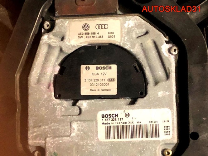 Вентилятор радиатора в сборе Audi A8 4E 6.0i BHT