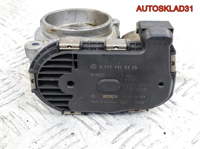 Заслонка дроссельная Mercedes W203 A1111410325