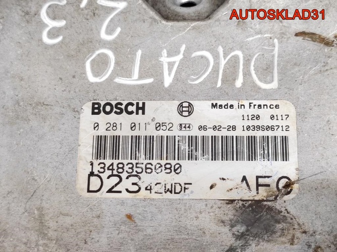 Блок ЭБУ Fiat Ducato 2,3 JTD 0281011052