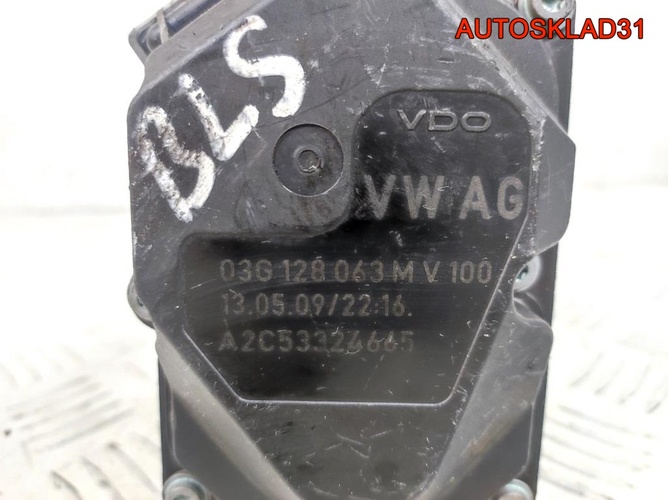 Заслонка дроссельная VW Passat B6 BLS 03G128063M