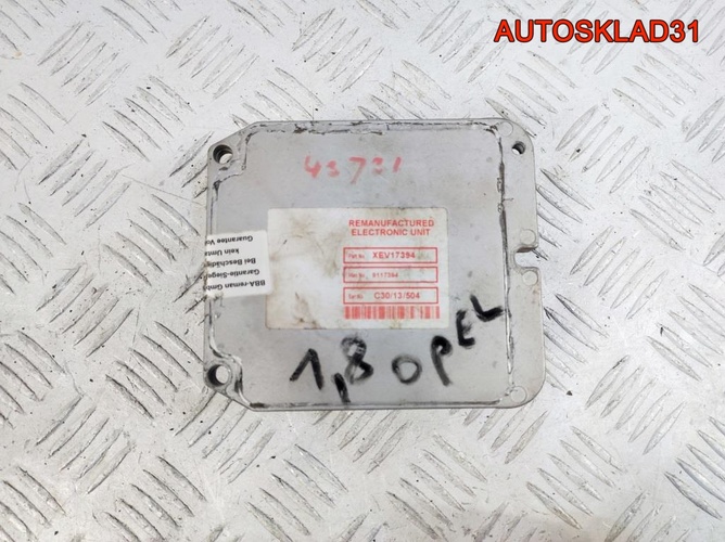 Блок эбу Opel Astra G 1.8 X18XE1 09117394 Бензин