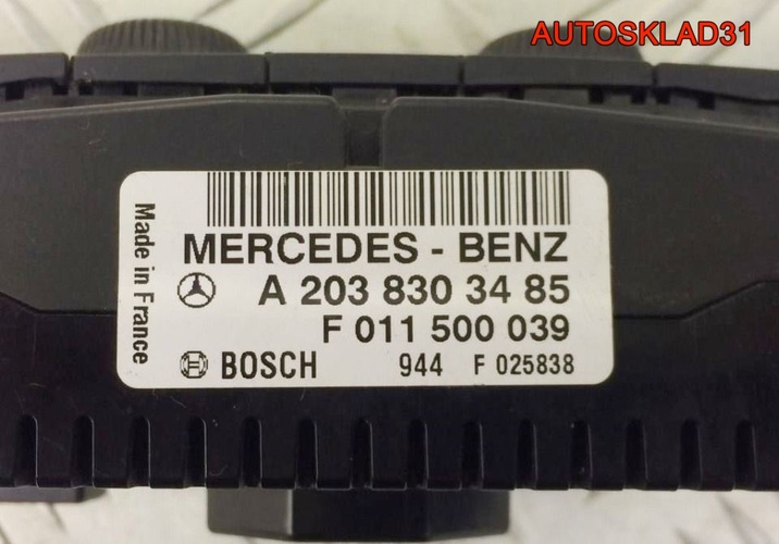 Блок климата Mercedes Benz W203 A2038303485