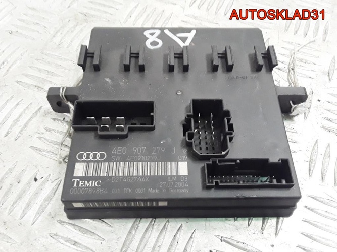 Блок комфорта Audi A8 4E 4E0907279J