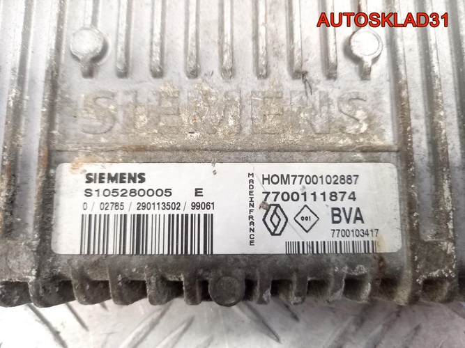 Блок управления АКПП Renault Clio 7700111874