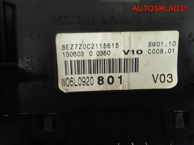 Панель приборов Seat Ibiza 4 6L0920801 Бензин